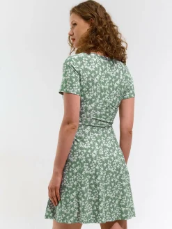 GATE Krótka sukienka z kwiatowym nadrukiem| Kategorie·Sukienki