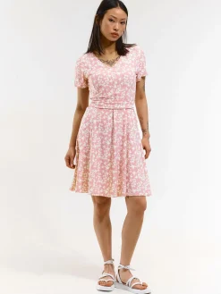 GATE Krótka sukienka z kwiatowym nadrukiem| Kategorie·Sukienki