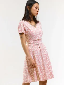 GATE Krótka sukienka z kwiatowym nadrukiem| Kategorie·Sukienki