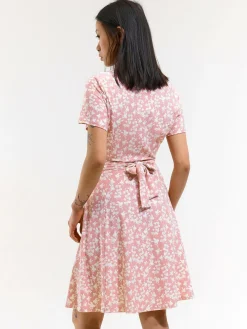 GATE Krótka sukienka z kwiatowym nadrukiem| Kategorie·Sukienki