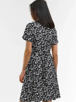 GATE Krótka sukienka z kwiatowym nadrukiem| Kategorie·Sukienki