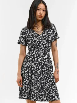 GATE Krótka sukienka z kwiatowym nadrukiem| Kategorie·Sukienki