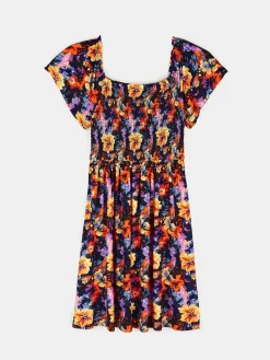 GATE Krótka sukienka z kwiatowym nadrukiem| Kategorie·Sukienki