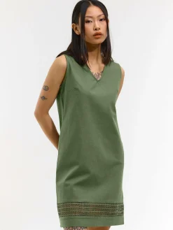 GATE Krótka sukienka z mieszanki lnu| Kategorie·Sukienki