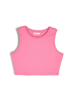 GATE Krótki, bawełniany top bez rękawów| Koszulki I Topy·Podkoszulki ☀️|Koszulki I Topy·Crop Top ☀️