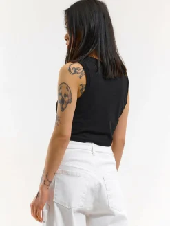 GATE Krótki, bawełniany top bez rękawów| Koszulki I Topy·Podkoszulki ☀️|Koszulki I Topy·Crop Top ☀️