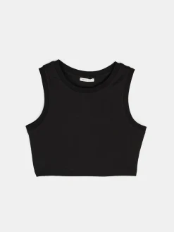 GATE Krótki, bawełniany top bez rękawów| Koszulki I Topy·Podkoszulki ☀️|Koszulki I Topy·Crop Top ☀️