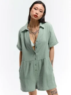 GATE Krótki kombinezon| Spodnie·Kombinezon ☀️