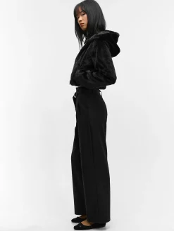 GATE Krótki płaszcz wykonany z imitacji futra| Kurtki I Płaszcze·Płaszcze