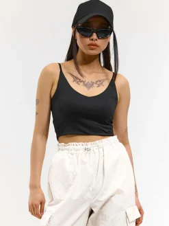 GATE Krótki top bez rękawów| Koszulki I Topy·Podkoszulki ☀️|Koszulki I Topy·Crop Top ☀️