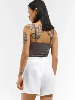 GATE Krótki top bez rękawów| Koszulki I Topy·Podkoszulki ☀️|Koszulki I Topy·Crop Top ☀️