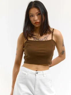 GATE Krótki top bez rękawów| Koszulki I Topy·Podkoszulki ☀️|Koszulki I Topy·Crop Top ☀️