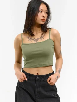 GATE Krótki top bez rękawów| Koszulki I Topy·Podkoszulki ☀️|Koszulki I Topy·Crop Top ☀️