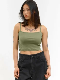 GATE Krótki top bez rękawów| Koszulki I Topy·Podkoszulki ☀️|Koszulki I Topy·Crop Top ☀️