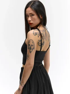 GATE Krótki top bez rękawów| Koszulki I Topy·Topy|Koszulki I Topy·Podkoszulki ☀️