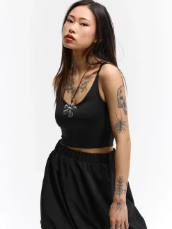 GATE Krótki top bez rękawów| Koszulki I Topy·Topy|Koszulki I Topy·Podkoszulki ☀️