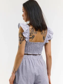 GATE Krótki top w paski| Koszulki I Topy·Topy|Koszulki I Topy·Crop Top ☀️