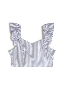 GATE Krótki top w paski| Koszulki I Topy·Topy|Koszulki I Topy·Crop Top ☀️