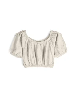 GATE Krótki top z bawełny| Koszulki I Topy·Topy|Koszulki I Topy·Crop Top ☀️