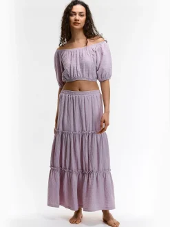 GATE Krótki top z bawełny| Koszulki I Topy·Topy|Koszulki I Topy·Crop Top ☀️