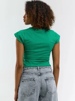 GATE Krótki top z bawełny| Koszulki I Topy·Topy|Koszulki I Topy·Crop Top ☀️