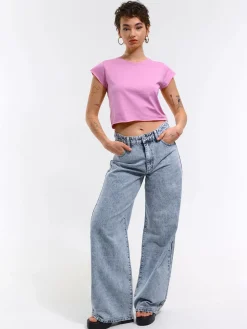 GATE Krótki top z bawełny| Koszulki I Topy·Topy|Koszulki I Topy·Crop Top ☀️