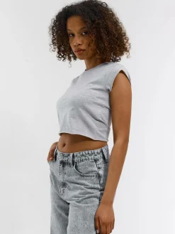 GATE Krótki top z bawełny| Koszulki I Topy·Topy|Koszulki I Topy·Crop Top ☀️