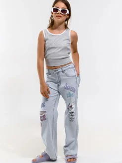 GATE Krótki top z haftem|Dzieci Dziewczynki·Koszulki I Topy