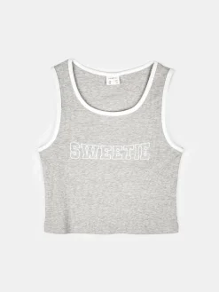 GATE Krótki top z haftem|Dzieci Dziewczynki·Koszulki I Topy