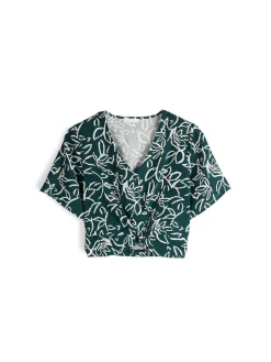 GATE Krótki top z nadrukiem| Koszulki I Topy·Topy|Koszulki I Topy·Crop Top ☀️