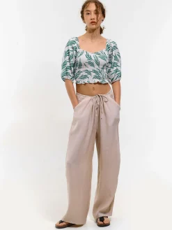 GATE Krótki top z nadrukiem| Koszulki I Topy·Topy|Koszulki I Topy·Crop Top ☀️