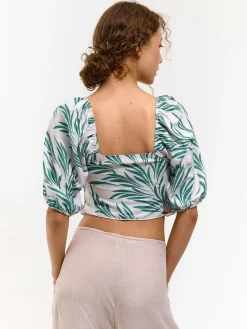 GATE Krótki top z nadrukiem| Koszulki I Topy·Topy|Koszulki I Topy·Crop Top ☀️