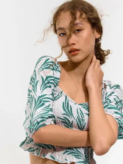 GATE Krótki top z nadrukiem| Koszulki I Topy·Topy|Koszulki I Topy·Crop Top ☀️