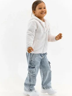 GATE Kudłata bluza zapinana na zamek|Dzieci Dziewczynki·Bluzki