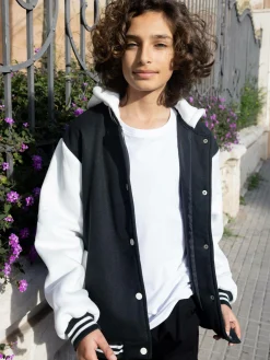 GATE Kurtka baseballowa z kapturem|Dzieci Chłopcy·Kurtki I Płaszcze|Chłopcy·Bluzki