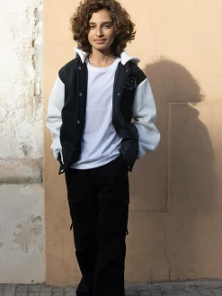 GATE Kurtka baseballowa z kapturem|Dzieci Chłopcy·Kurtki I Płaszcze|Chłopcy·Bluzki