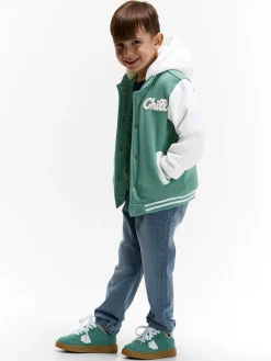 GATE Kurtka baseballowa z kapturem|Dzieci Chłopcy·Kurtki I Płaszcze|Chłopcy·Bluzki