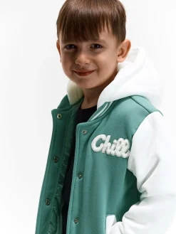 GATE Kurtka baseballowa z kapturem|Dzieci Chłopcy·Kurtki I Płaszcze|Chłopcy·Bluzki