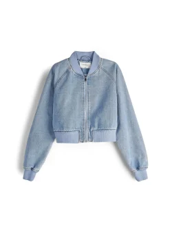 GATE Kurtka bomberka z denimu| Kurtki I Płaszcze·Kurtki Przejściowe|Kurtki I Płaszcze·Bomber