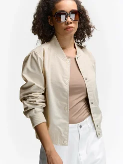 GATE Kurtka bomberka z domieszką lnu| Kurtki I Płaszcze·Kurtki Przejściowe|Kurtki I Płaszcze·Bomber