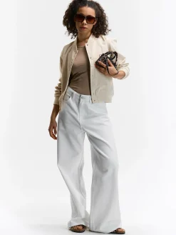 GATE Kurtka bomberka z domieszką lnu| Kurtki I Płaszcze·Kurtki Przejściowe|Kurtki I Płaszcze·Bomber