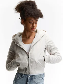 GATE Kurtka bomberka z kapturem| Kurtki I Płaszcze·Kurtki Przejściowe|Kurtki I Płaszcze·Bomber