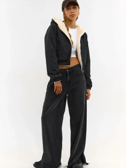 GATE Kurtka bomberka z podszewką ze sztucznego futra| Kurtki I Płaszcze·Kurtki Przejściowe|Kurtki I Płaszcze·Bomber