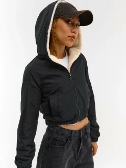 GATE Kurtka bomberka z podszewką ze sztucznego futra| Kurtki I Płaszcze·Kurtki Przejściowe|Kurtki I Płaszcze·Bomber