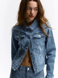 GATE Kurtka denimowa| Kurtki I Płaszcze·Kurtki Przejściowe