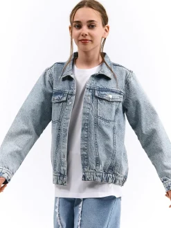 GATE Kurtka denimowa|Dzieci Dziewczynki·Kurtki I Płaszcze