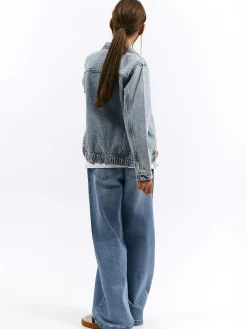 GATE Kurtka denimowa|Dzieci Dziewczynki·Kurtki I Płaszcze