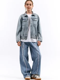 GATE Kurtka denimowa|Dzieci Dziewczynki·Kurtki I Płaszcze