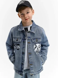 GATE Kurtka dżinsowa z nadrukiem|Dzieci Chłopcy·Kurtki I Płaszcze