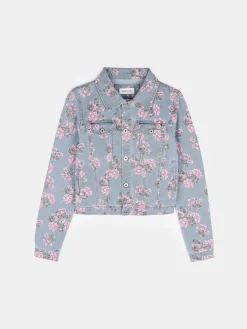 GATE Kurtka dżinsowa z nadrukiem| Kurtki I Płaszcze·Kurtki Przejściowe